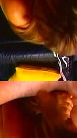 First Blowjob of Young Slut with Cum on Face