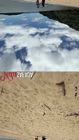 Three-some on the beach - that guy pulled her bikini to the side and inserted his very pleasurable rod into her.