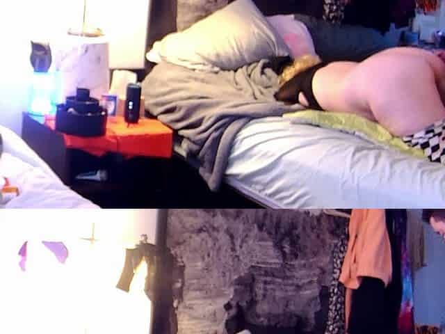 Close of Me Pounding Out Emo Girl, Then Toy in Her Then I Finish I. Her