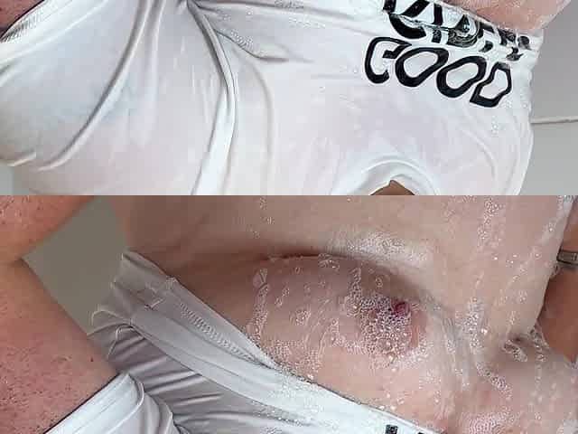 Precious cuties get on their knees, whores get overspread in cum