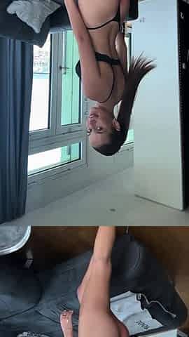 Viktoriakpa Rubs Her Pussy Hard In Black Lingerie Onlyfans