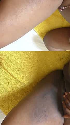 POV Big White Cock Cum in Fat Black Pussy