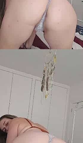 Sucking my nipps and masturbating