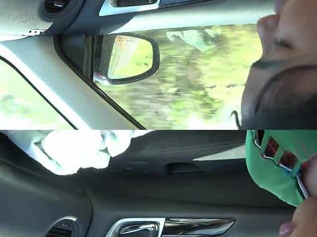 During the time that on safari with Yara Skye this babe sucks u in the back of the car and makes u cum