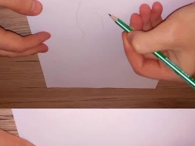 Drawing a beutiful female butt
