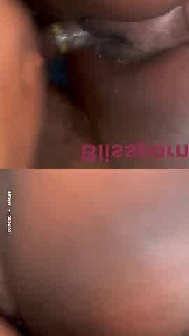 Black mother I'd like to fuck with chubby snatch fingered and screwed as that babe groans with passion