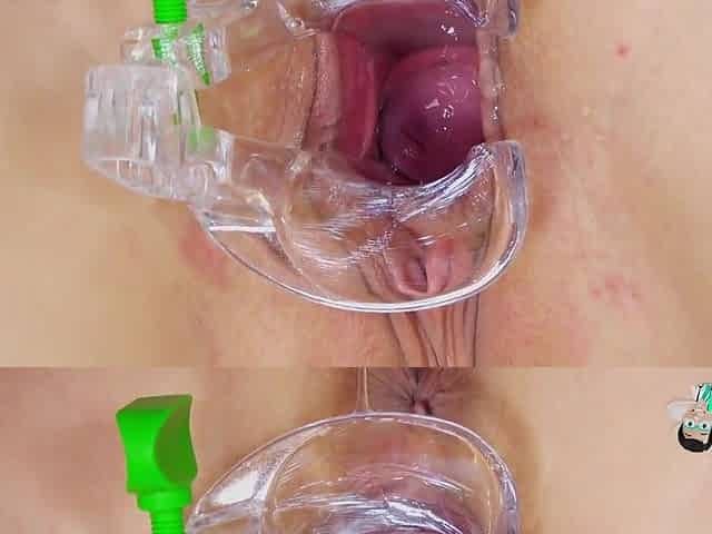 Cayla Lyons - Young Pornstar Examined And Made To Cum By 2 Doctors
