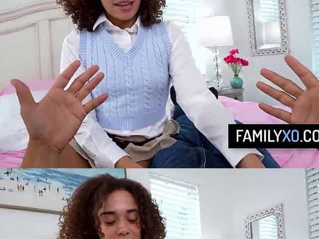 Virgin stepdaughter bangs with her stepdad for her birthday