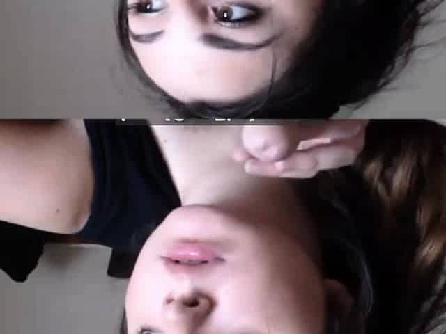 Amateur Blowjob on Webcam by White Girl