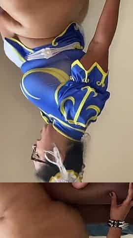 BBW Chun Li Fucks BBC Ermac & Gets a Cum Facial