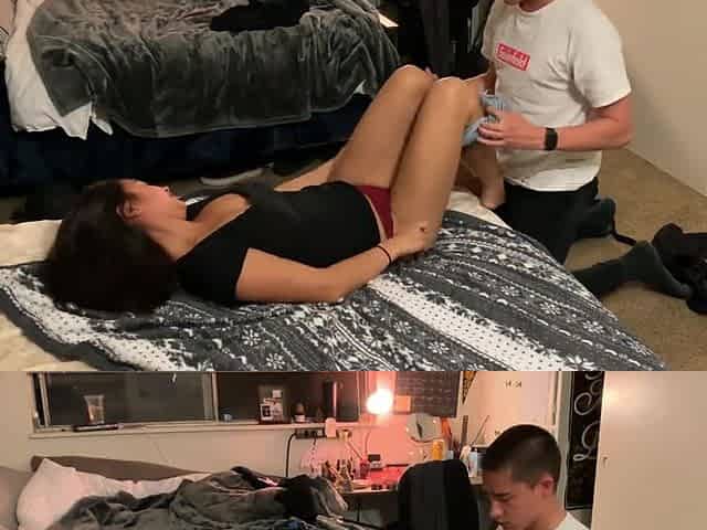 Playing at my girlfriend's apart