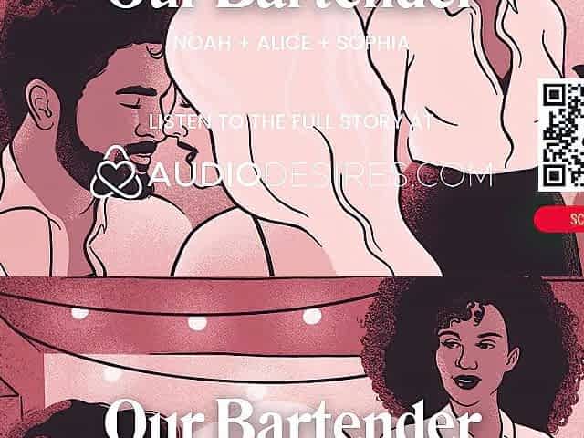 FMF 3some with a Bartender at the Bar - ASMR