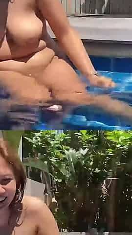 Johntronx - Underwater Fun with a Hot Curvy Redhead Asian Amateur Babe
