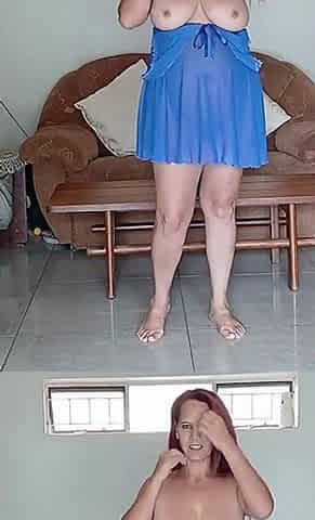 POV Big Tits MILF Jerking off Instructions Riding BBC Dildo!
