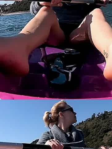 Bare Feet JOI Kayak Tease - Risky Outdoor Soles in Public Bare Feet JOI Kayak Tease - Risky Outdoor Soles in Public