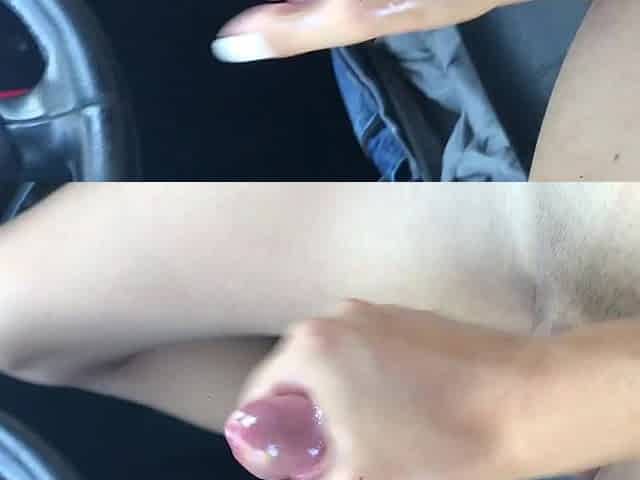 Tugjob my cock one min lengthy