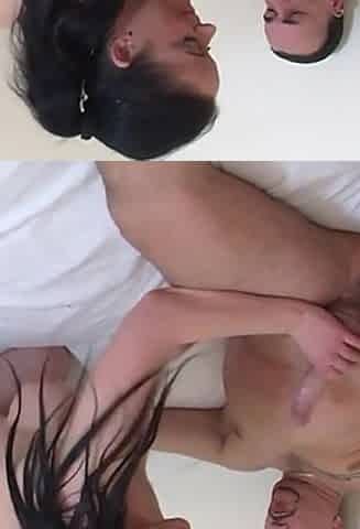 Natural big boobs milf on the cock in the bedroom