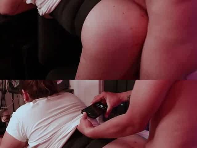 Sexo en el escritorio con cum en la boca