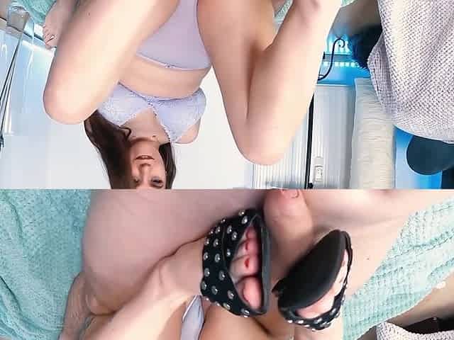 Anja Amelia In Cumming On Anjas Hot Feet