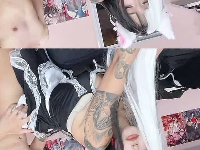 Free Cam Amateur Busty Brunette Blowjob On Webcam