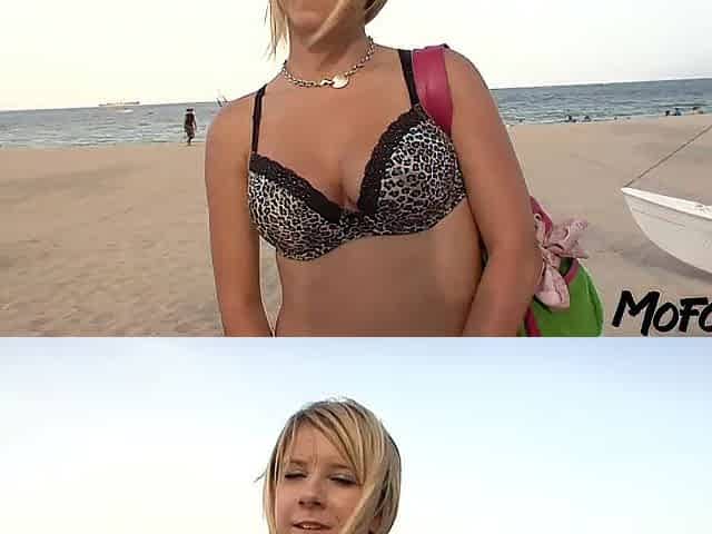 MOFOZO.com - This Is How To Pick Up A Golden-haired Amateur At The Beach