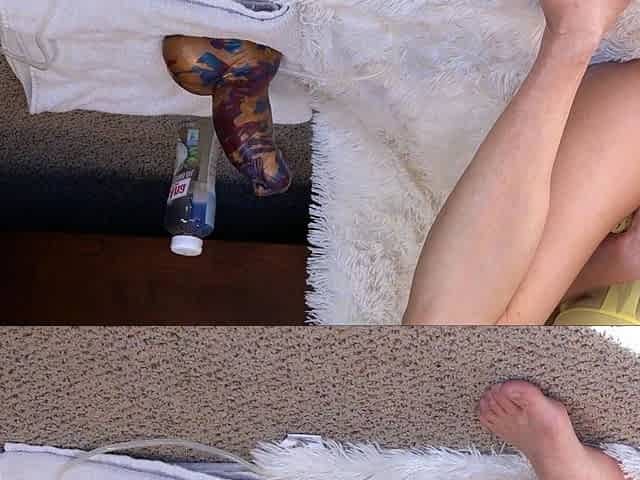 Close up teen masturbation