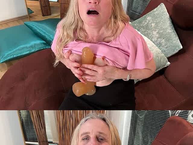 Private Dildo POV Prolapse Movie with My Love Toy