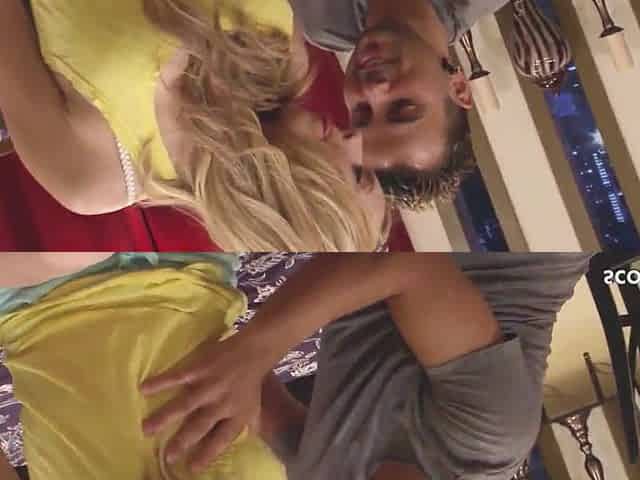 Shy Virgin Cutie Entice to Coarse Defloration Sex by Large Dong