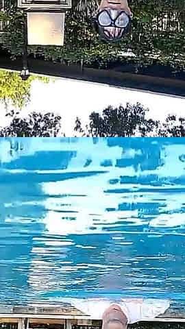Couple Underwater Diving and Swimming