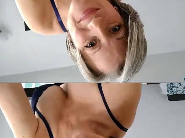 Busty hot MILF pov video