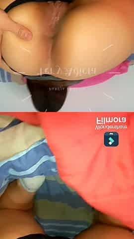 Mujer Argentina juega con vibrator. Se exita y da orgasmos con juguete raunchy. Large butt Anal