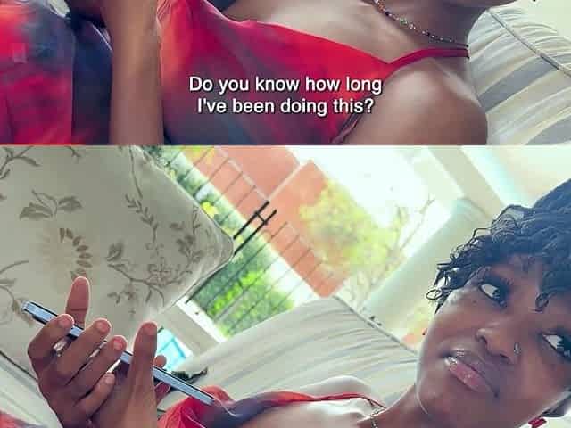 My 18YO EBONY GF wanted to star in a homemade sextape