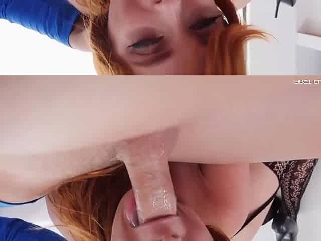 Red Haired Beauty With Blue Eyes Likes To Get Properly Stuffed From The Back With Penny Pax And Betsy Blue