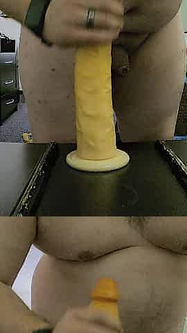 Bulky Stud Riding 13 Inch Sextoy at Hotel