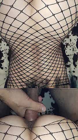mother I'd like to fuck wife in fishnet body gets anal stretched