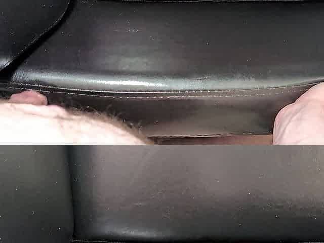 Cuming on Girlfriend's Super Soft Leather Chair !