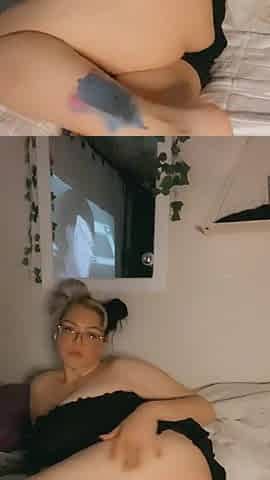 Solo angel masturbating unfathomable interior fun