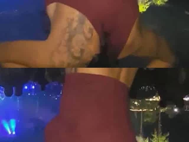 Public place Piss car blowjob
