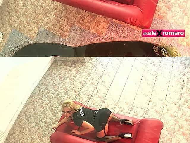 Officer Aleska loves dick in the ass and sperm in the feet (short)