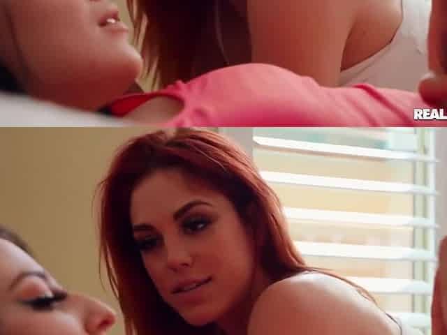 Molly Stewart And Aubree Valentine - Best Girlfriends Masturbate In The Shower And Comfy Bed