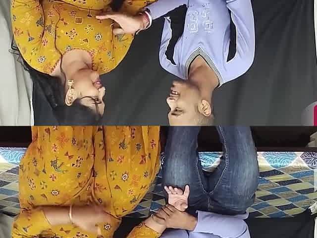 Aunty With Her Boyfriend - 1st Night Out
