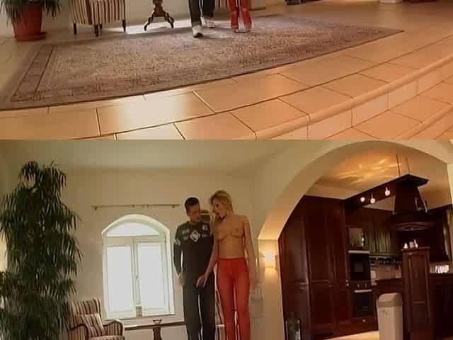 Omg! Blonde with Big Tits Gets Fucked Hard by Guy in Luxe Living Room