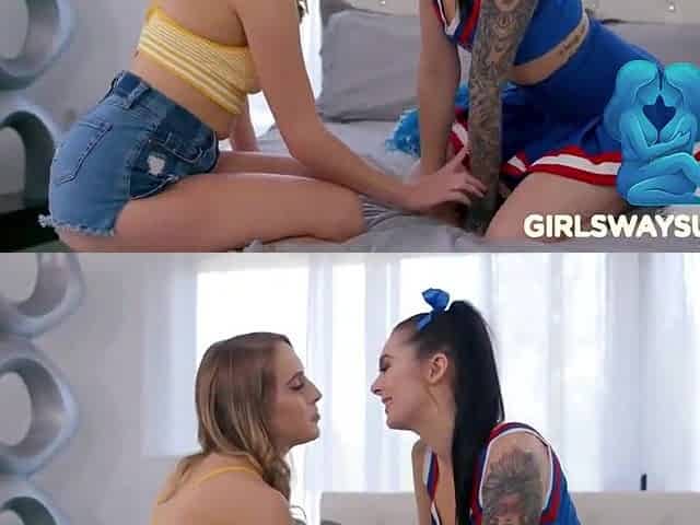 U Were A Cheerleader?. To watch in: Girlswaysubcom