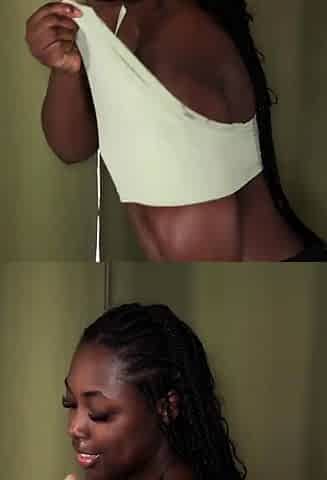 Big Ass Ebony The Deja Babe Nude Yoga and Masturbation