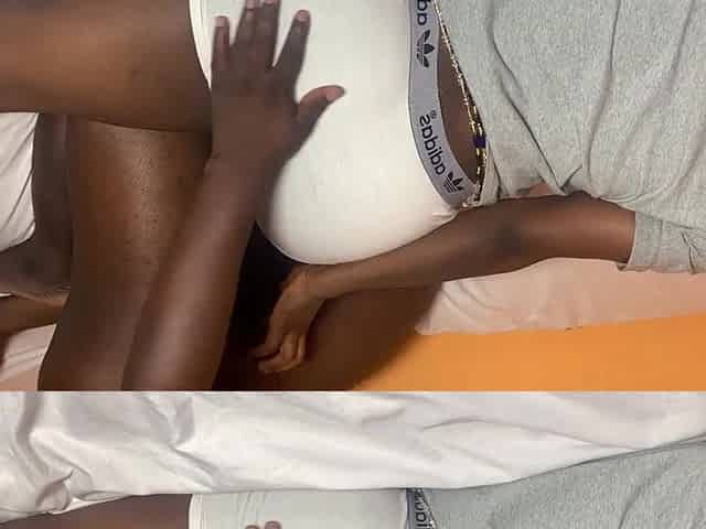 Black Afro and her stepdad bangs every other