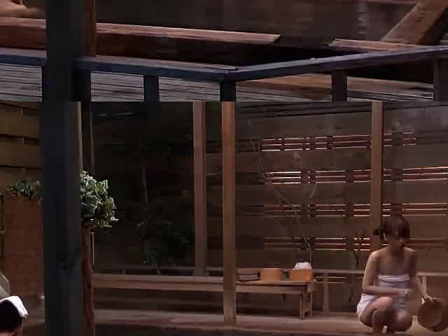 When she sees someone else's erect penis, she becomes aroused and ends up sharing an orgasm with him.