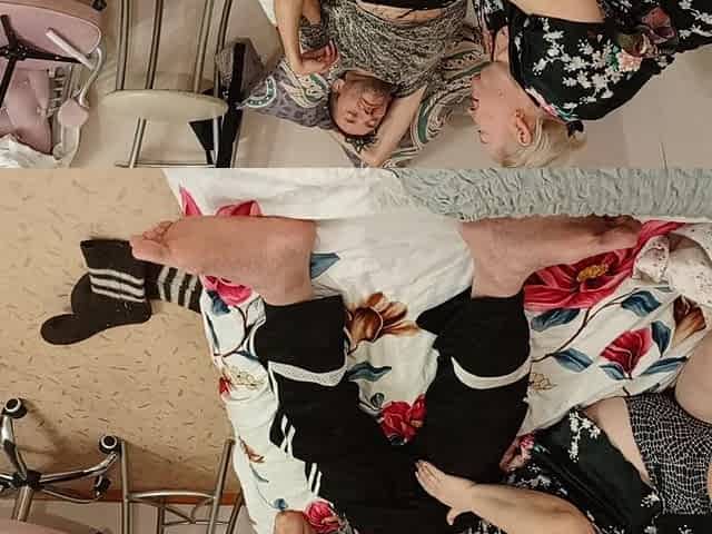 Stepmom Gives Blowjob and Swallows Cum