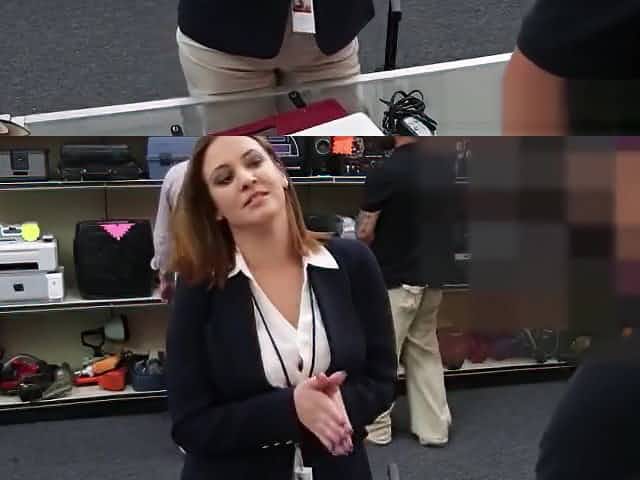 Bigtitted pawning wife pounded for money