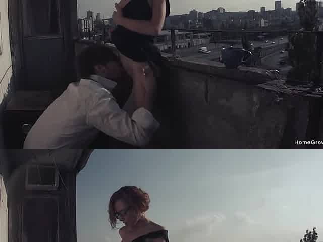 Eva Fucked Out On The Balcony - Eva Fucked Out On The Balcony
