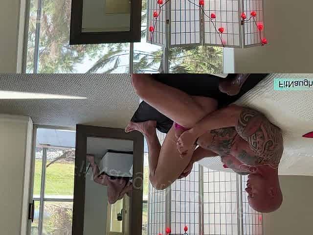 Wife Recording Spouse playing in his BOOTY! FitNaughtyCouple behind the scenes OnlyFans